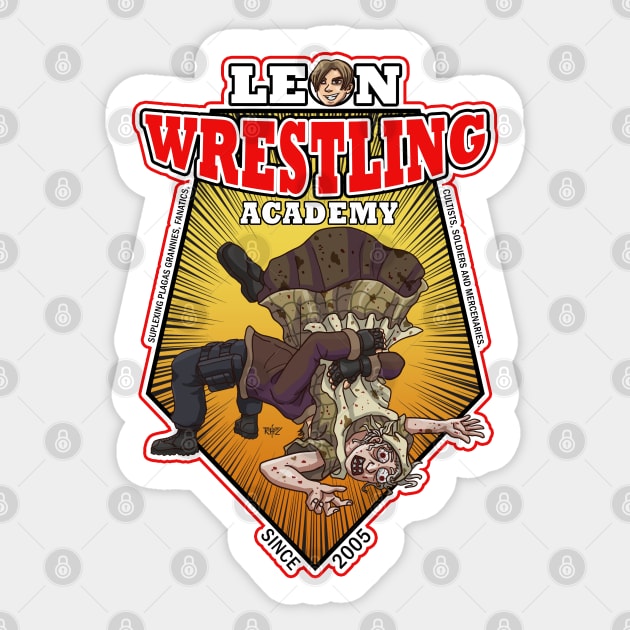 Leon Wrestling Academy Sticker by RafaDG